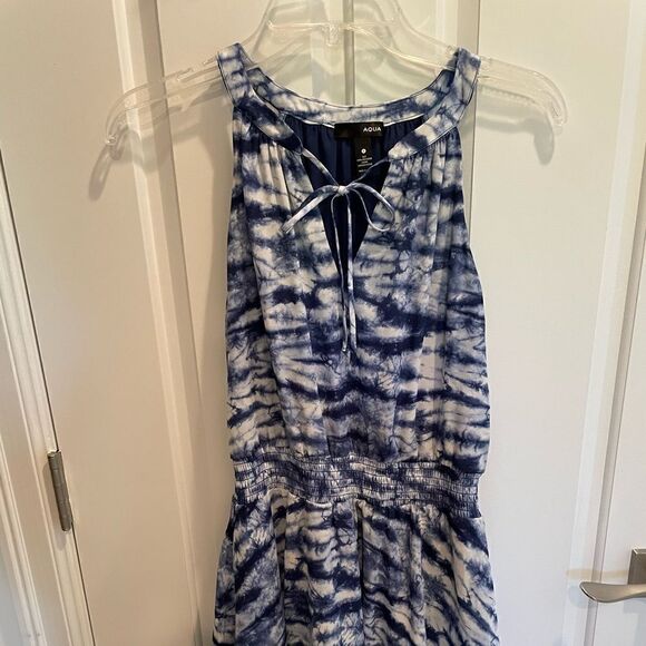 Aqua blue tiered sundress - Picture 6 of 8